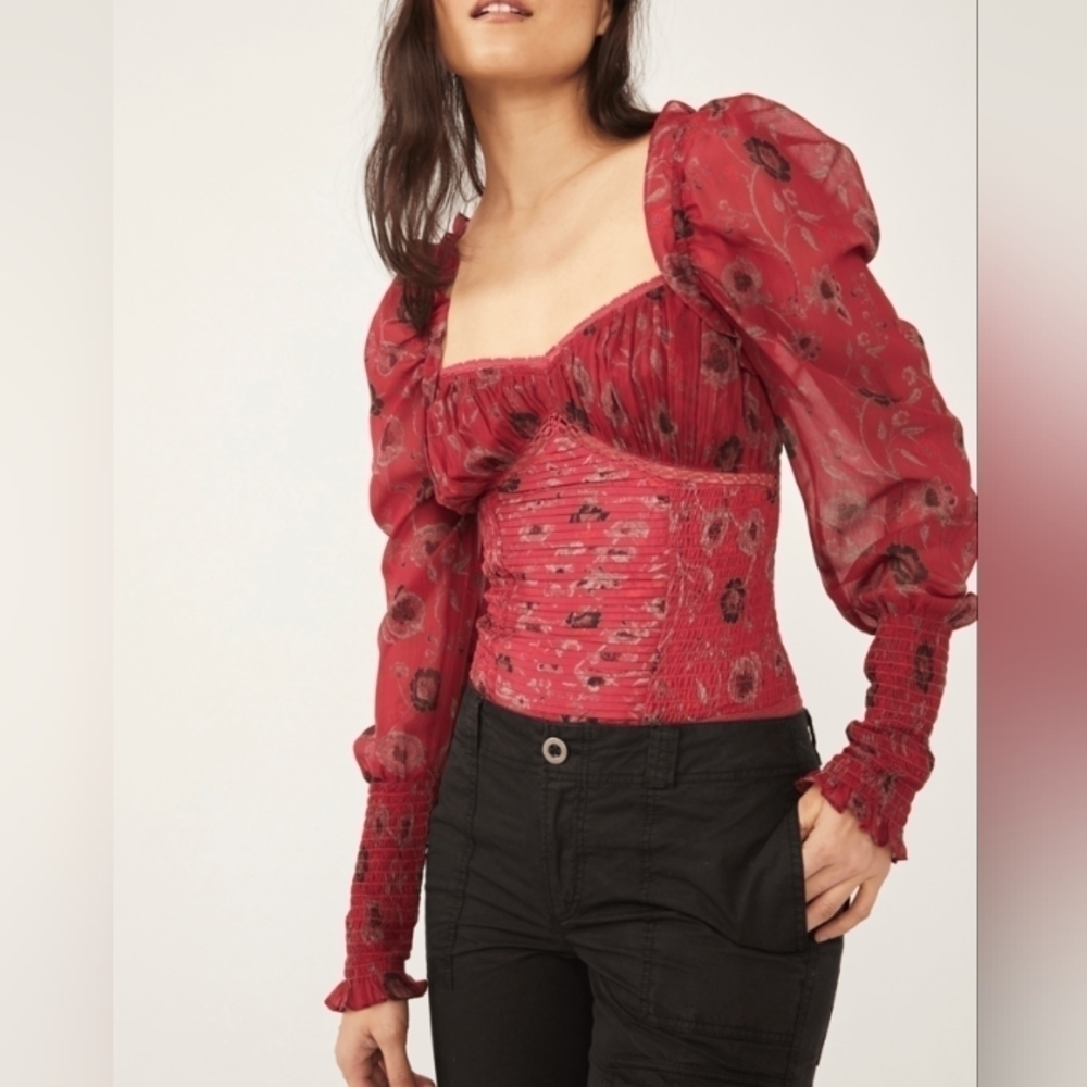 NWOT Free People Brunch Date Bodysuit Size XS - Picture 4 of 6